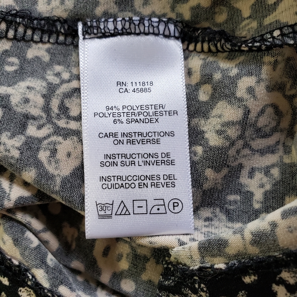 Michael Michael Kors shirt Sz Sm Blk and Tan - Picture 5 of 6